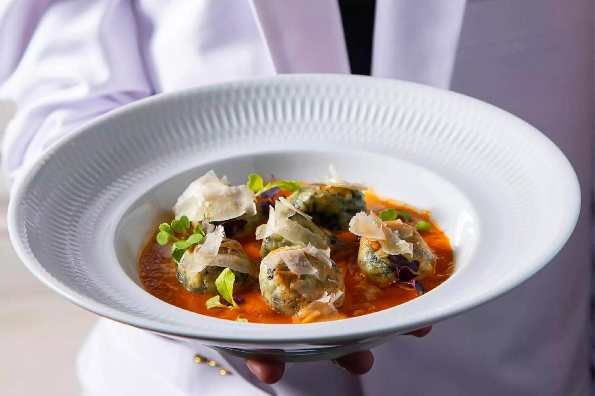 กรันเด เรอัล วิลลา อิตาเลีย โฮเทล แอนด์ สปา Hotel กาชไกช์ ภายนอก รูปภาพ A plate of gnocchi