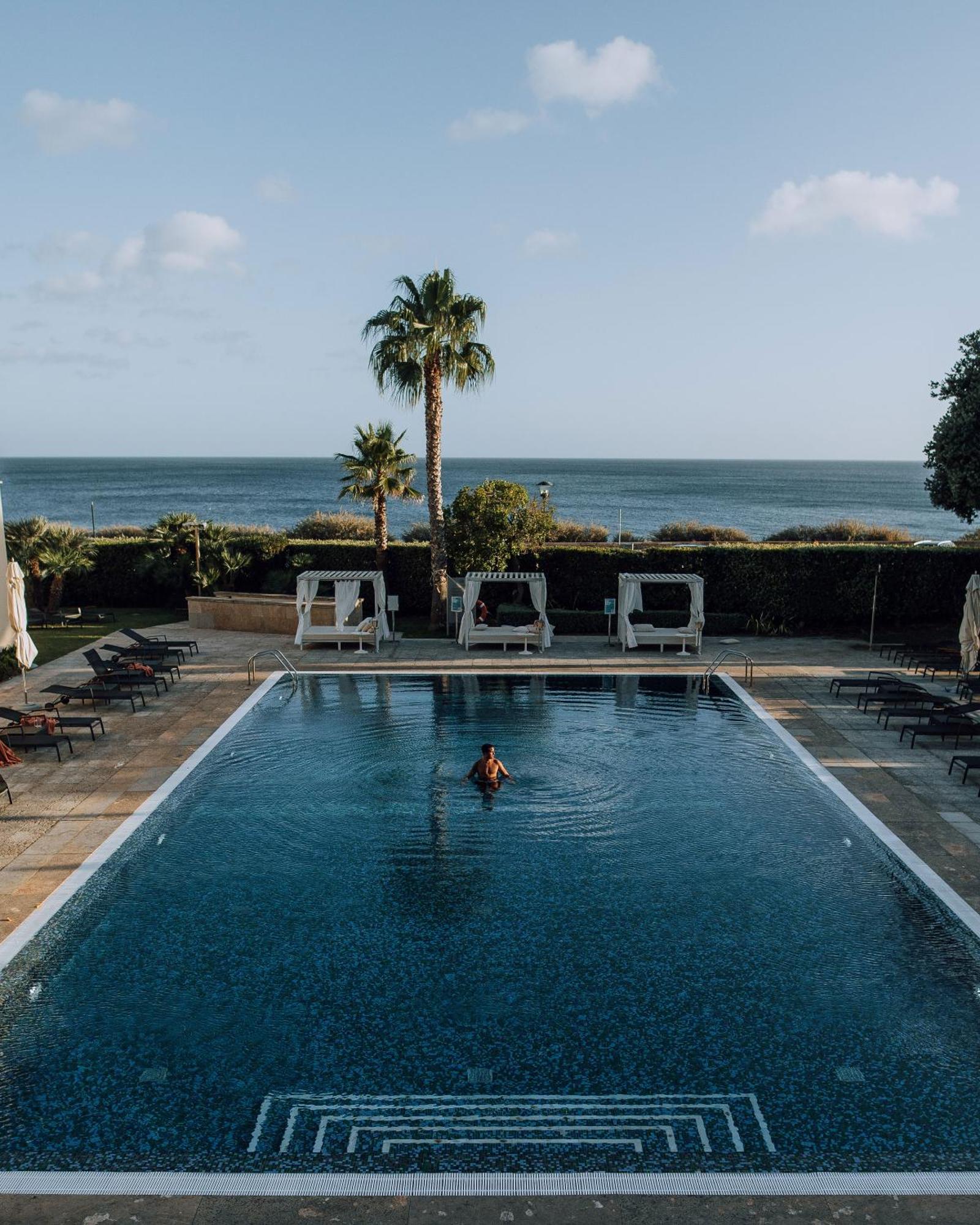 กรันเด เรอัล วิลลา อิตาเลีย โฮเทล แอนด์ สปา Hotel กาชไกช์ ภายนอก รูปภาพ The swimming pool at the hotel